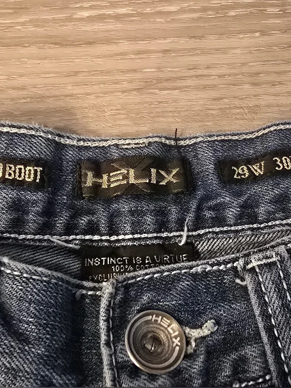 Buckle relaxed straight